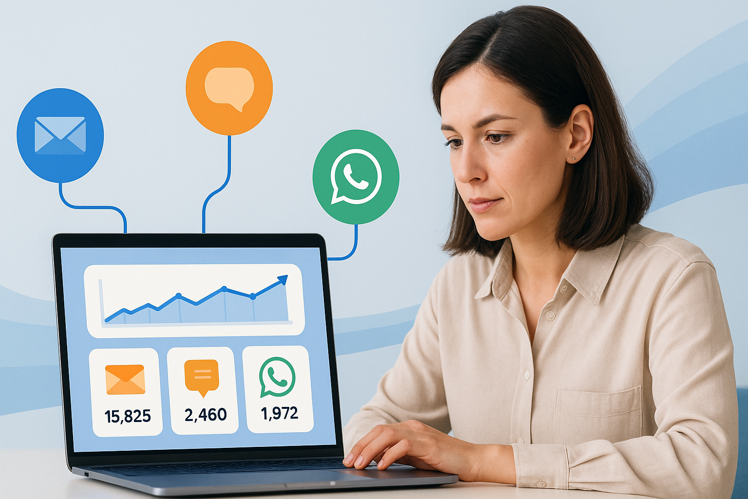 CUANDO TODOS LOS CANALES PARECEN FUNCIONAR: CÓMO SABER SI EMAIL, SMS O WHATSAPP ESTÁN ACELERANDO DE VERDAD TUS OPORTUNIDADES