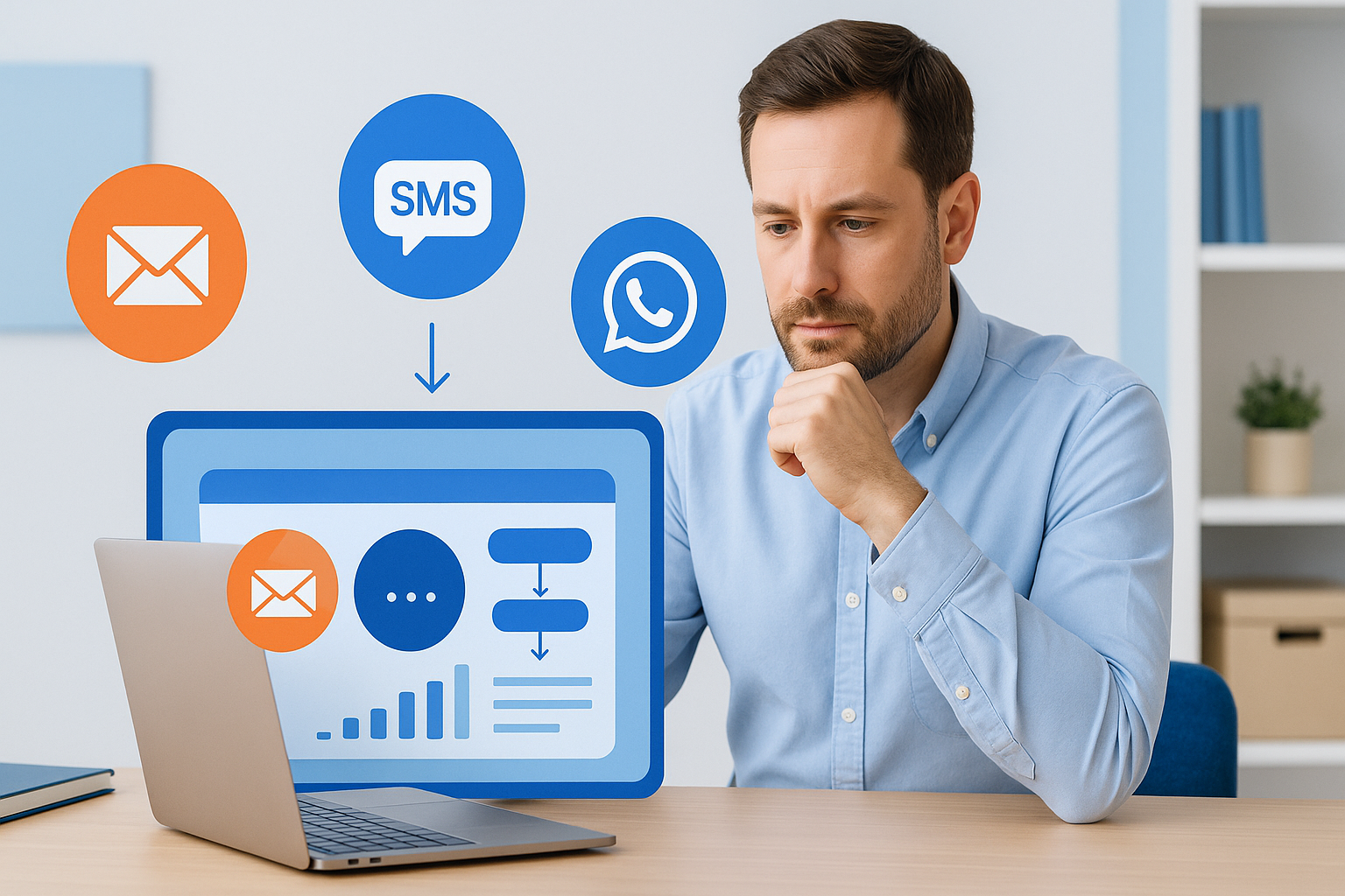 MÁS RESPUESTA, MENOS SATURACIÓN: CÓMO COORDINAR EMAIL, SMS Y WHATSAPP SIN DAÑAR TU REPUTACIÓN