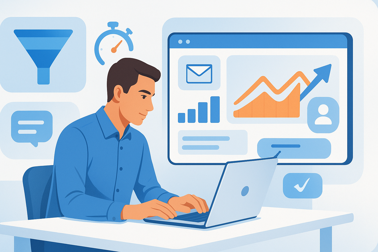 TU PIPELINE AVANZA LENTO AUNQUE CAPTES BIEN: CÓMO MEDIR LA VELOCIDAD DEL LEAD Y ACELERAR OPORTUNIDADES CON CRM Y AUTOMATIZACIÓN