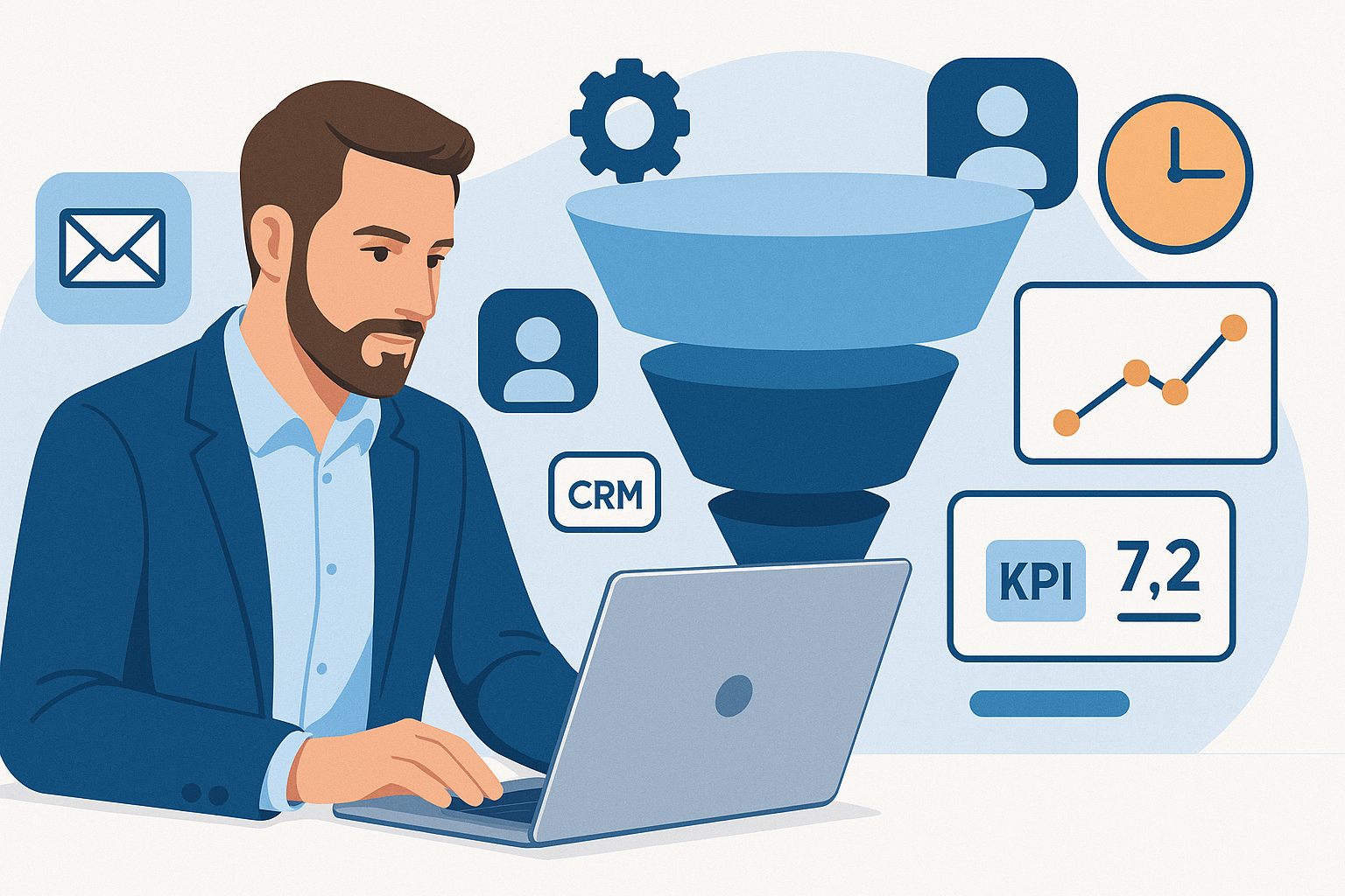 REDUCE EL TIEMPO HASTA LA OPORTUNIDAD: CÓMO ACELERAR LEADS B2B CON CRM, EMAIL Y AUTOMATIZACIÓN