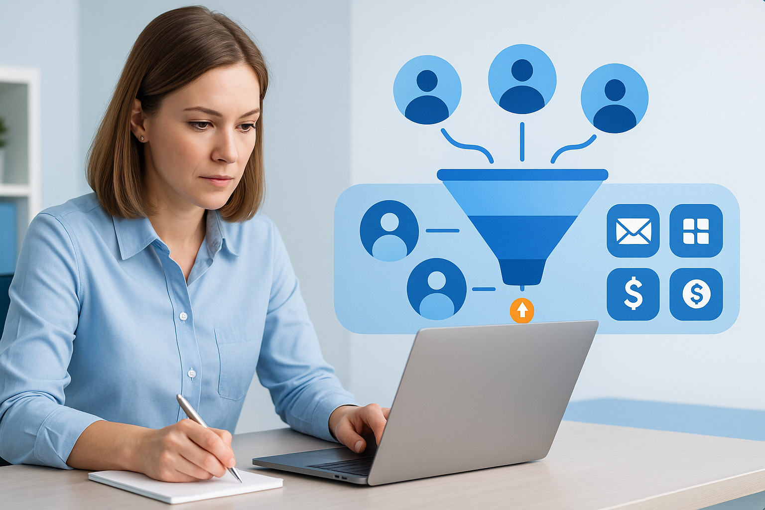SI VARIOS CONTACTOS DE UNA MISMA EMPRESA ENTRAN EN TU EMBUDO: CÓMO COORDINAR EMAIL, CRM Y VENTAS PARA CONVERTIR MEJOR