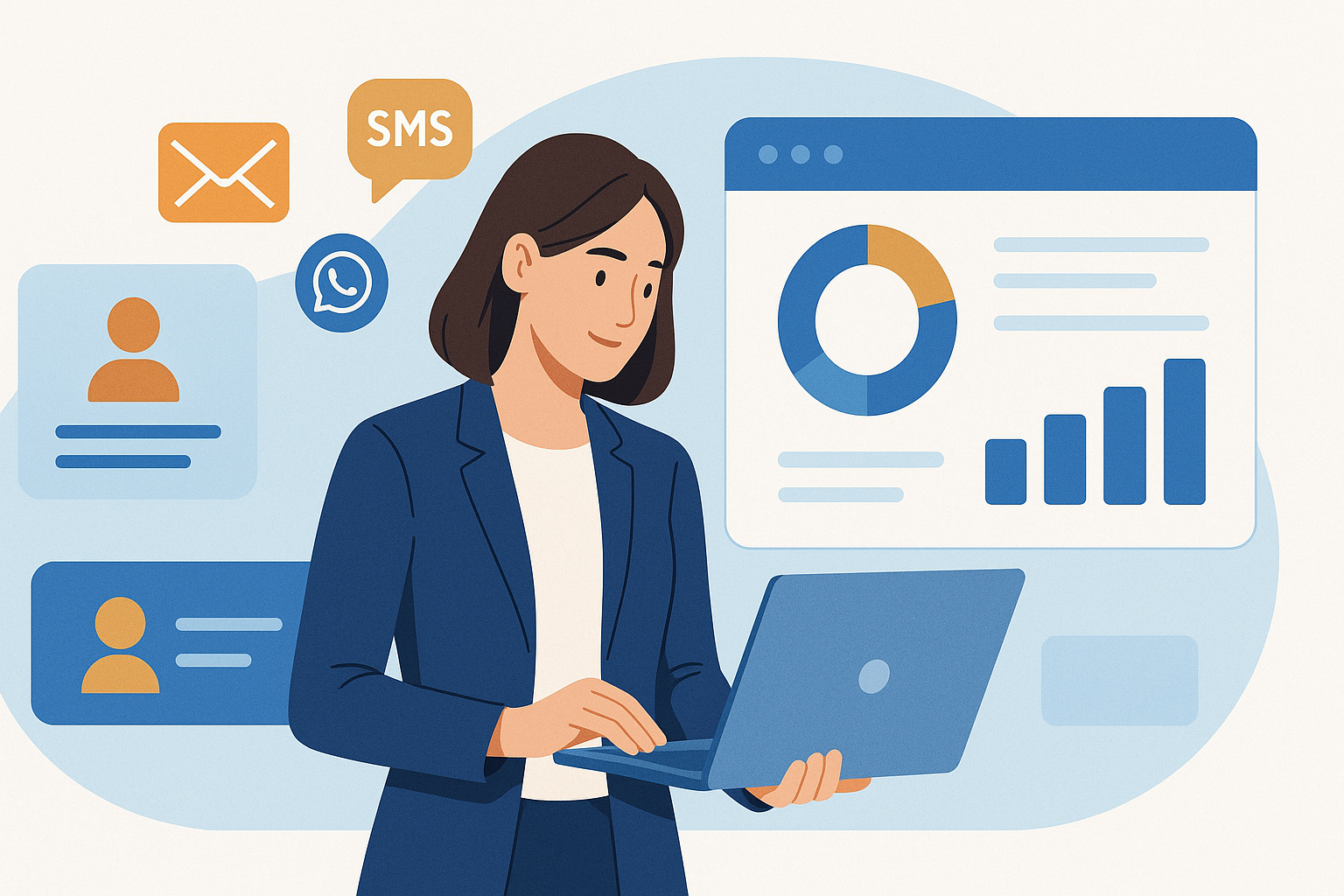 TUS LEADS FRÍOS AÚN PUEDEN CONVERTIRSE: CÓMO REACTIVAR OPORTUNIDADES B2B CON EMAIL, SMS Y WHATSAPP SIN QUEMAR TU BASE DE DATOS