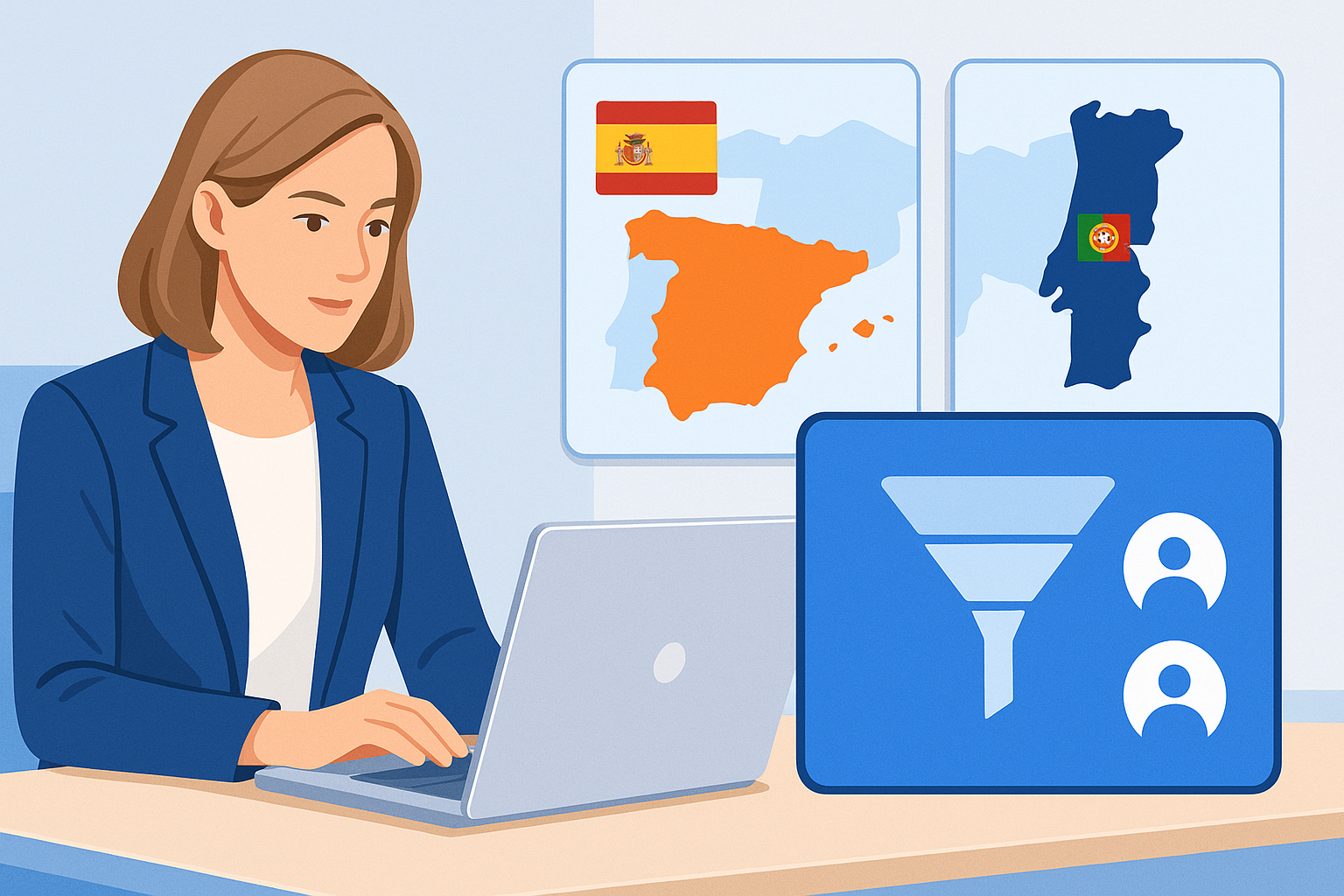 SI TRATAS ESPAÑA Y PORTUGAL COMO UNA SOLA LISTA, TU CAPTACIÓN B2B PIERDE REUNIONES: CÓMO SEGMENTAR CUENTAS Y MENSAJES PARA GENERAR OPORTUNIDADES REALES