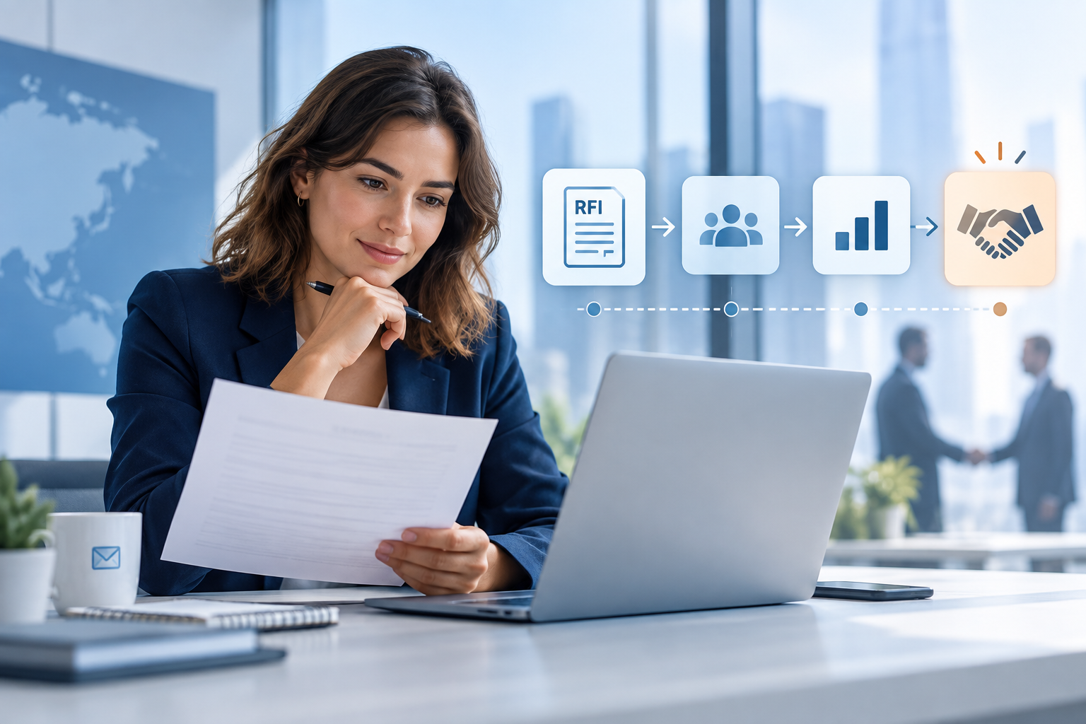 GUÍA PARA CAPTAR GRANDES CUENTAS B2B A TRAVÉS DE RFI: CÓMO CONVERTIR CONSULTAS DE MERCADO EN OPORTUNIDADES