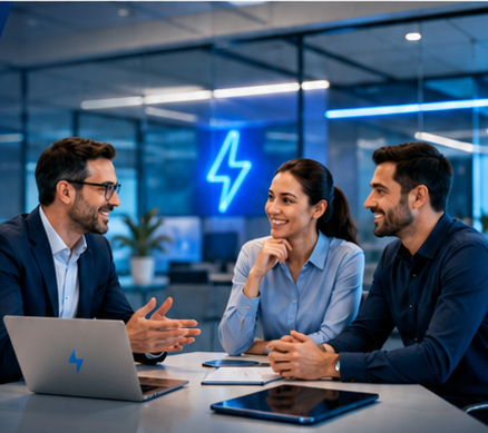 Equipo de BTV Energía reunido