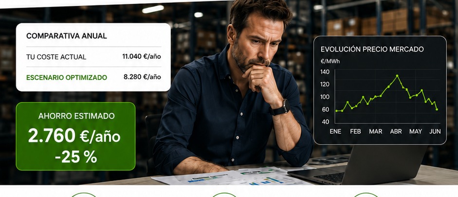 Análisis de factura energética en empresa
